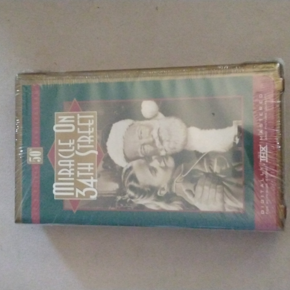 Miracle On 34th Street 50th Anniversary VHS Sealed in Excellent Condition